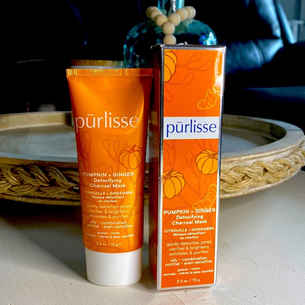 Purlisse Pumpkin & Ginger Charcoal Mask
